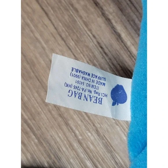 Vtg Papel Giftware Poseable Blue Bunny NWT - Picture 4 of 4